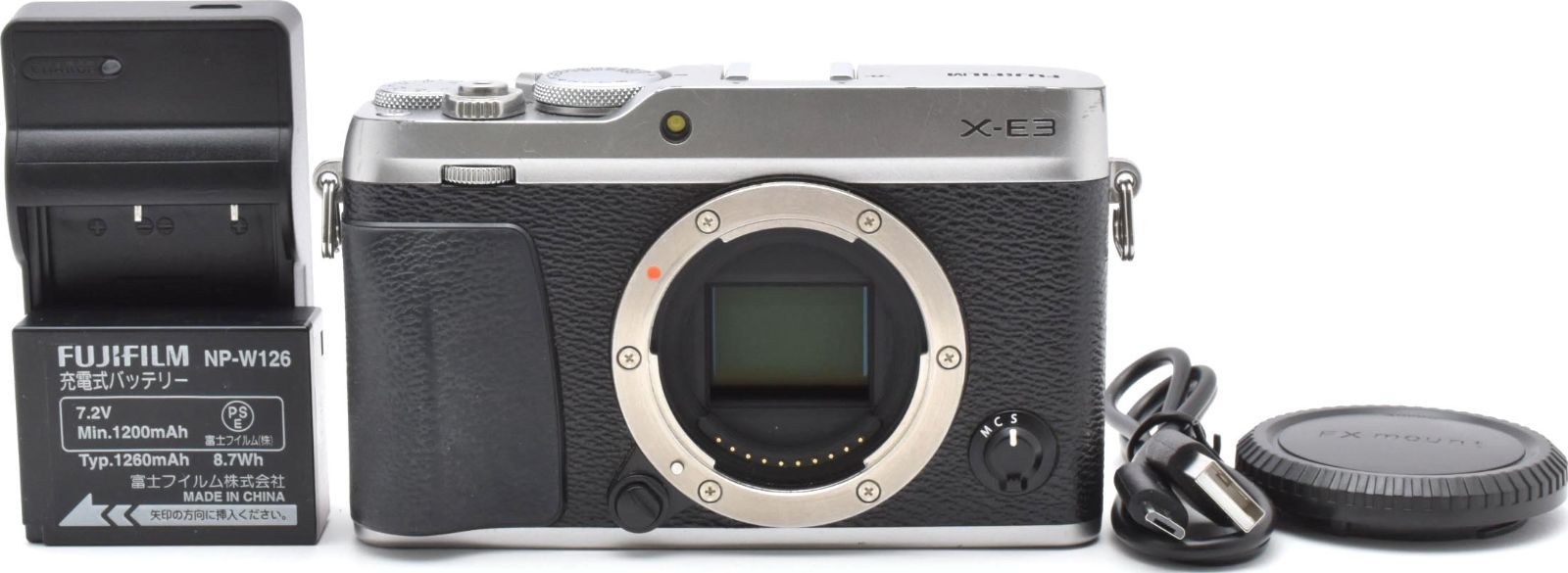 K07 7008A 43 フジフイルム FUJIFILM X-E3 ボディ 富士フイルム ショット数 14回