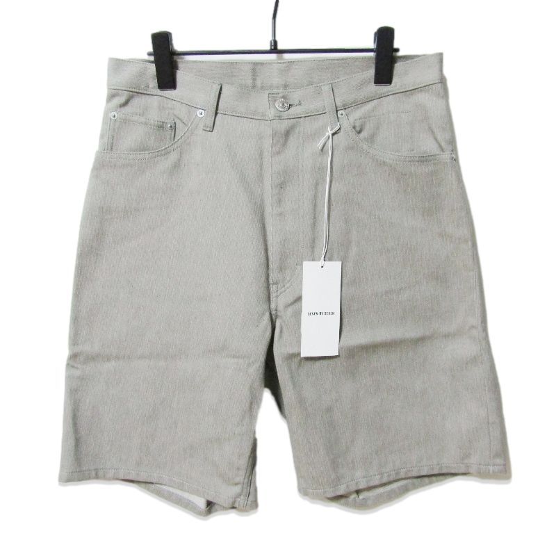 SEVEN BY SEVEN セブンバイセブン 5PK COTTON PIQUE WIDE SHORT PANTS 800-5140051 ハーフパンツ グレー M 27111748