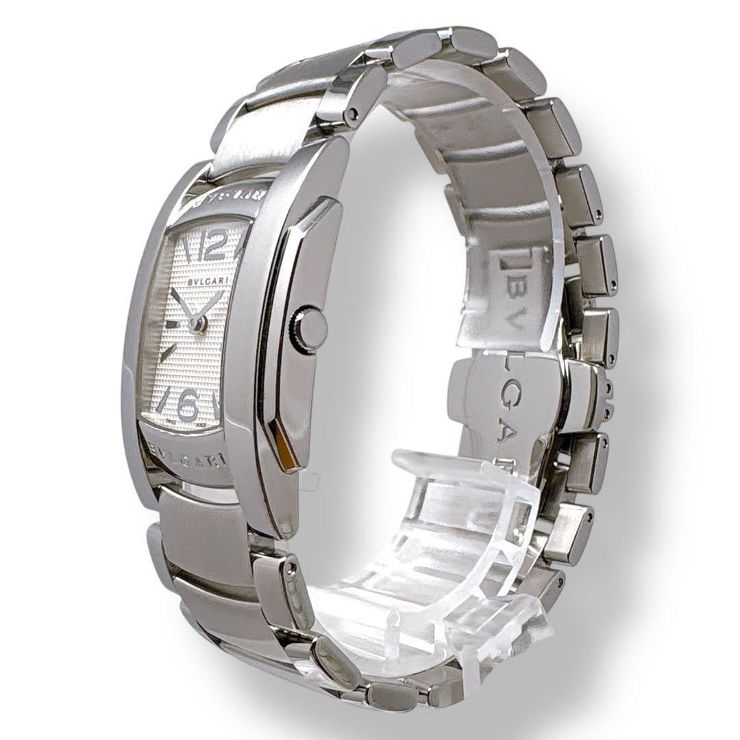 ブルガリ アショーマD AA 35 S シルバー ギョーシェ文字盤 レディース 時計