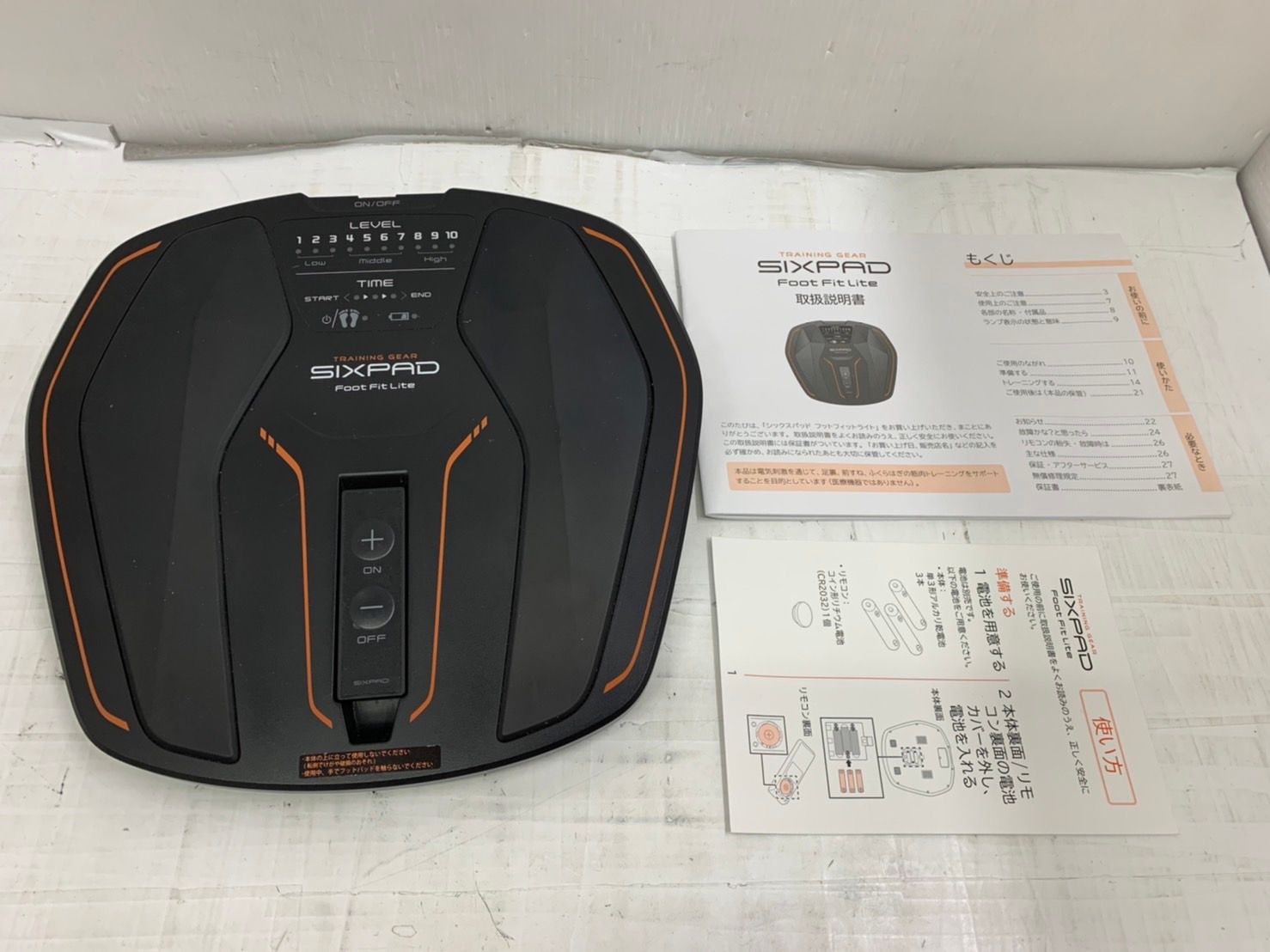 h9756 MTG SIXPAD Foot Fit Lite SE-AH00A リモコン付き 家電