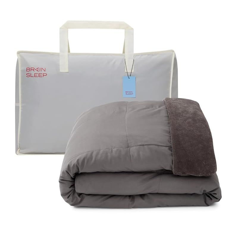 ブレインスリープ コンフォーター パーフェクト ウォーム デュアル クイーン 掛け布団 布団 2枚合わせ掛けで秋 冬 春の寒暖差に対応