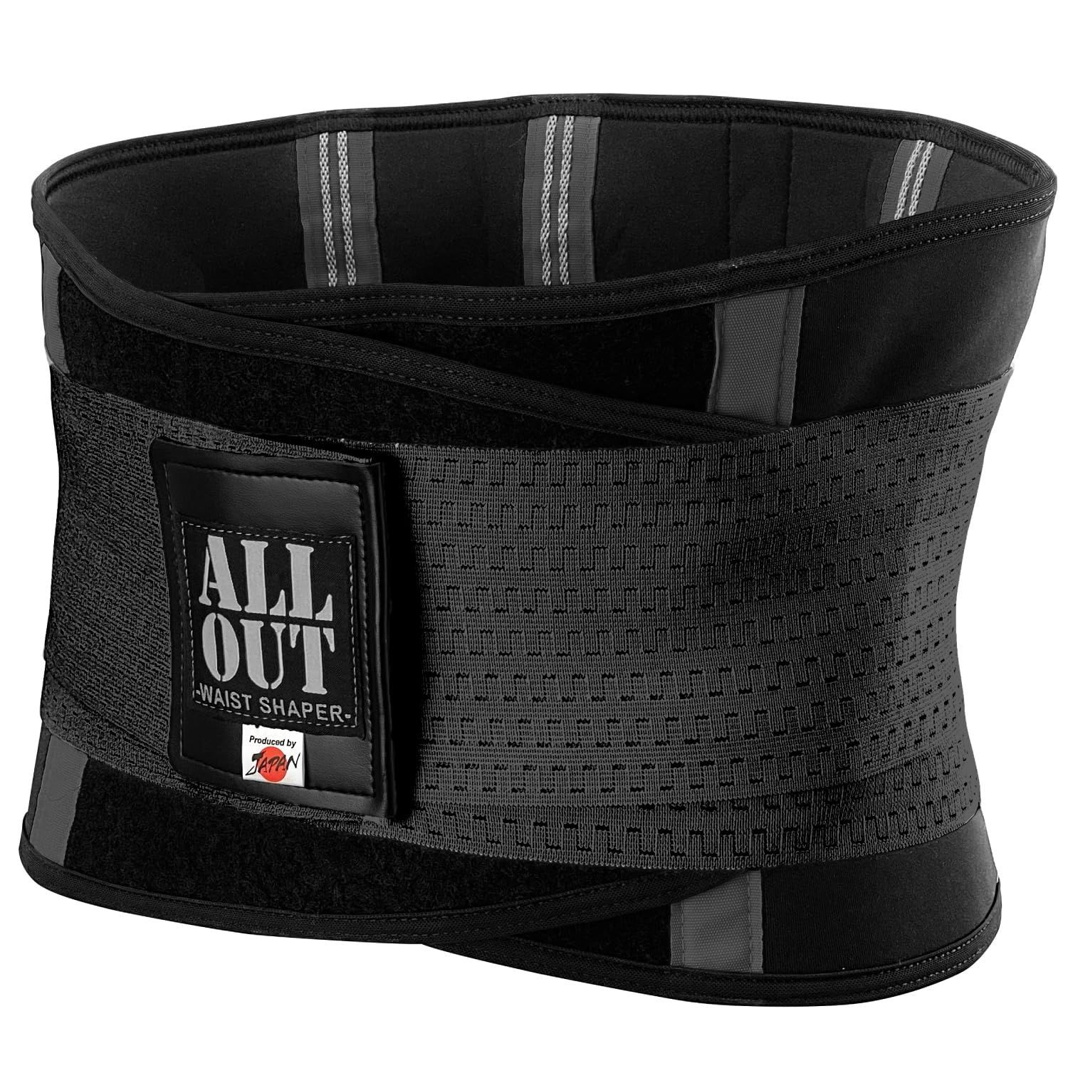 【人気セール，お得】 【在庫セール】ALLOUT ウエストシェイパー シェイプアップベルト メンズ レディース 男女共用 その他