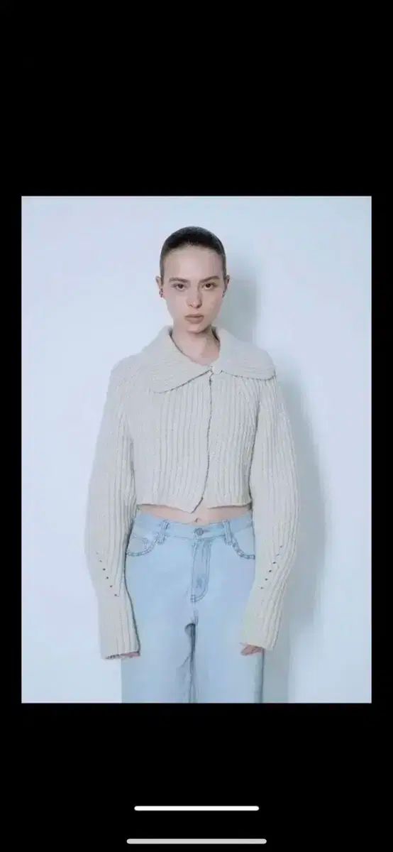 フェイスノン FACENONE Merino Wool Cropped カーディガン