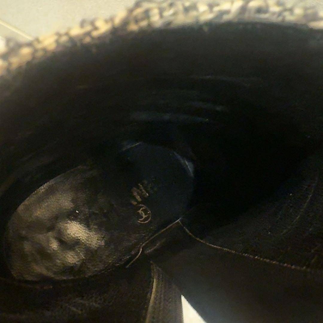 ★美品★CHANELレザー切り替えツイードブーツ CHANEL ツイードレザー切り替えブーツ ブーティ 35 22cm相当 - メルカリ