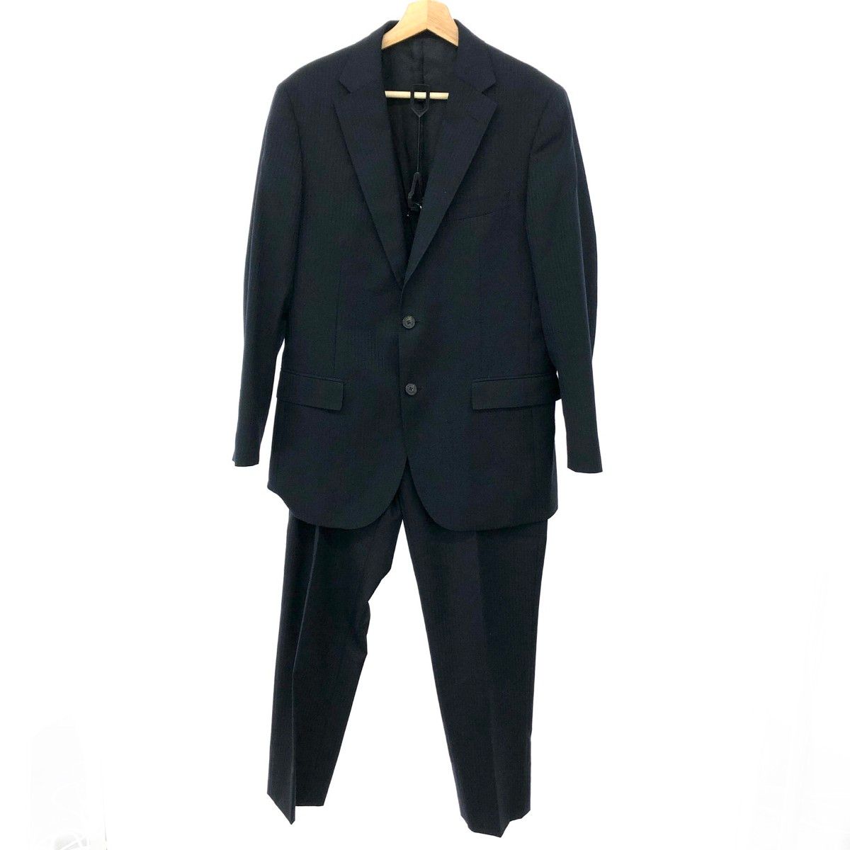 BLACK LABEL 注文 CRESTBRIDGE/セットアップ ネイビーストライプ