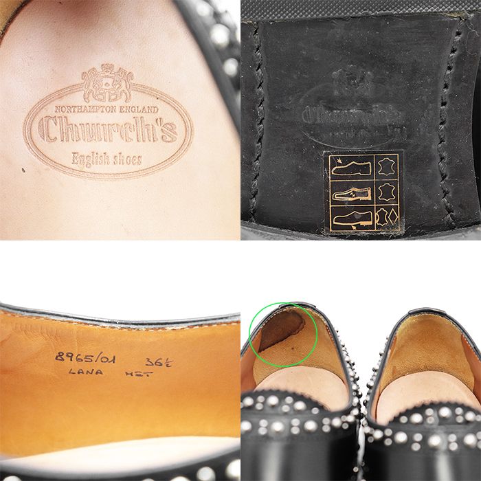 SALE【美品】CHURCH'S チャーチ ドレスシューズ LANA MET ラナメット