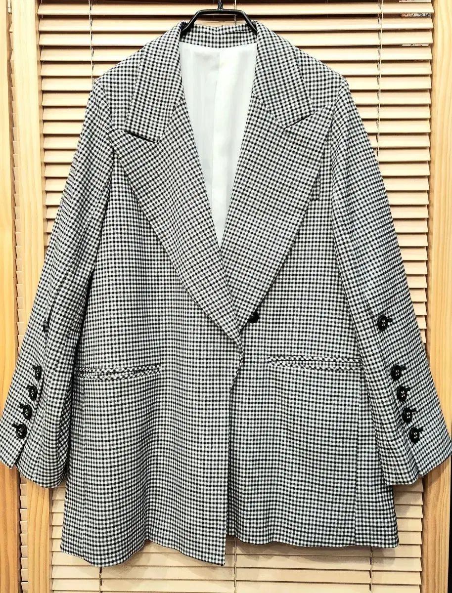 THE ILMA ギンガムチェック ハーフジャケット