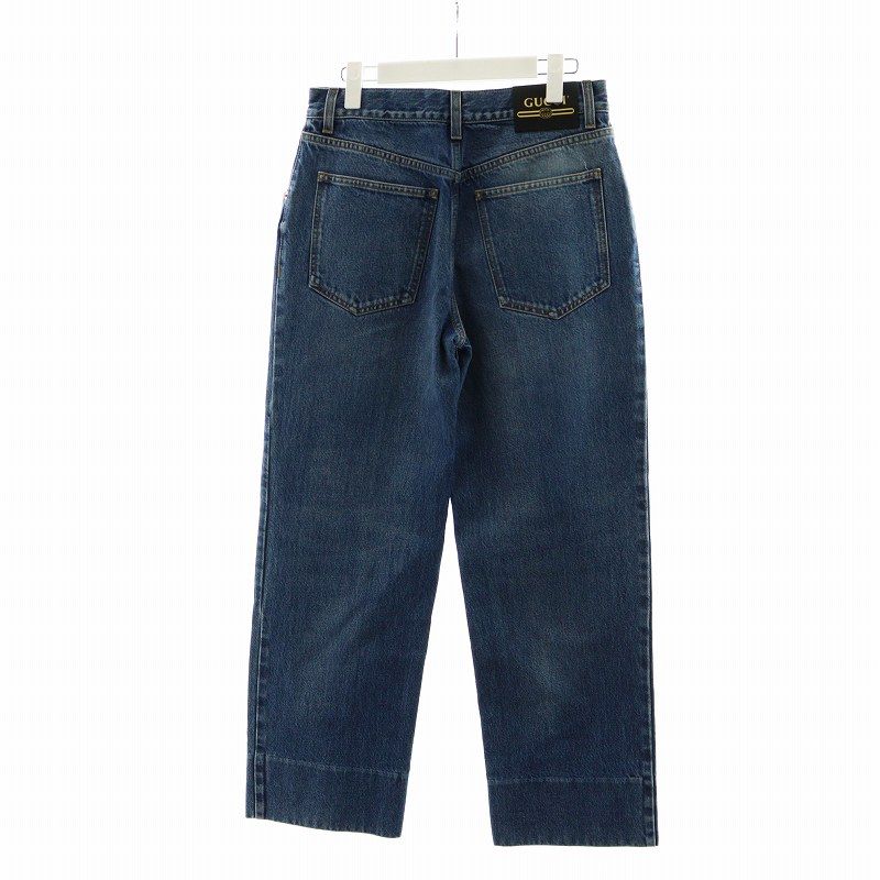 グッチ GUCCI タグ付き 743248 エコウォッシュドジーンズ デニム 