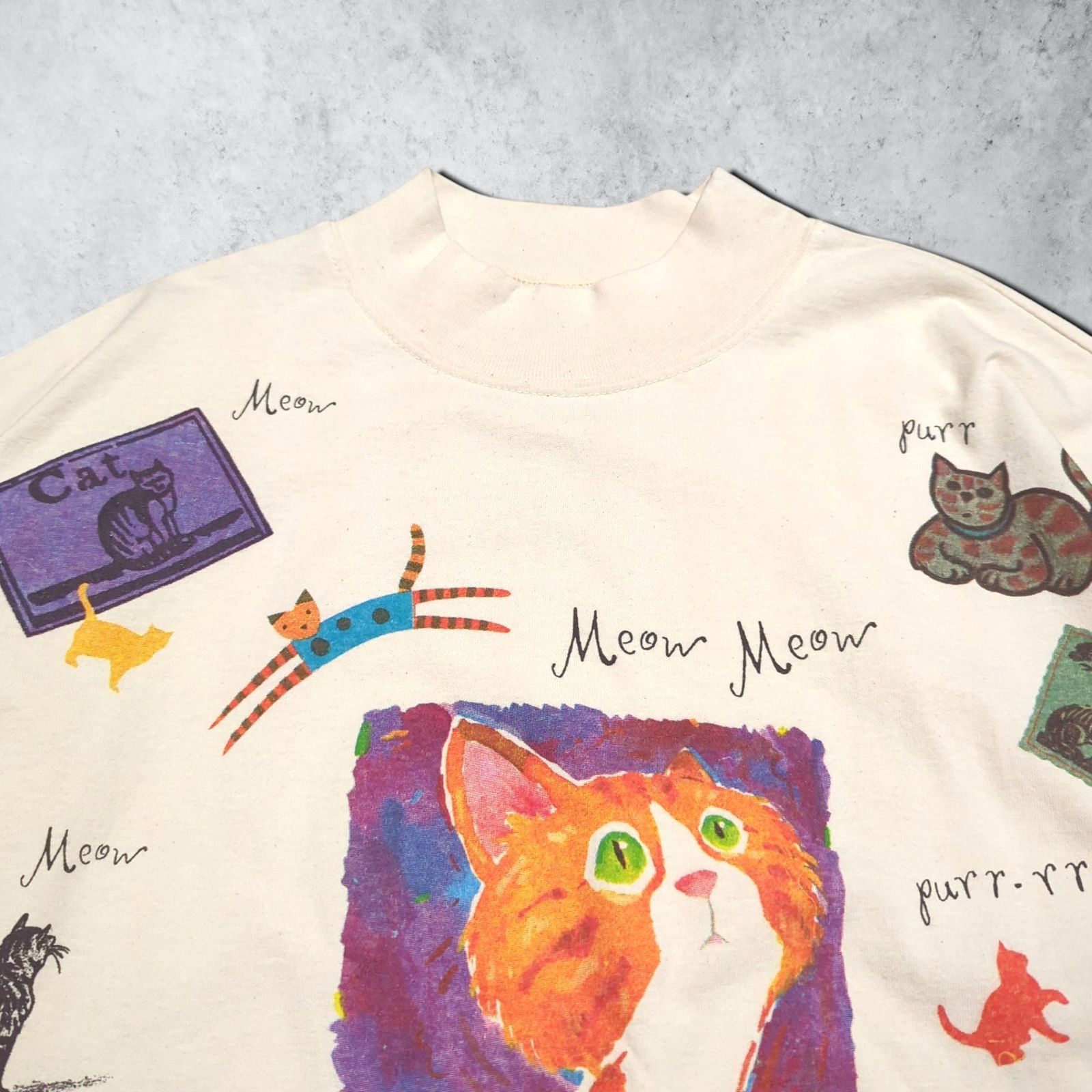 rel e vant products ねこ 猫 アニマル 動物 イラスト アート 90s USA