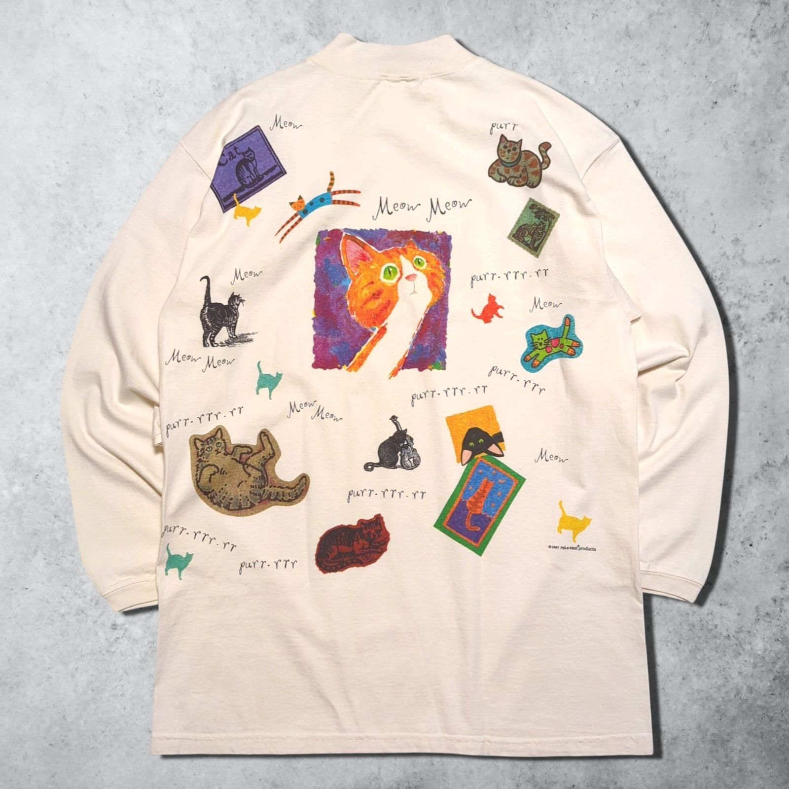 rel e vant products ねこ 猫 アニマル 動物 イラスト アート 90s USA