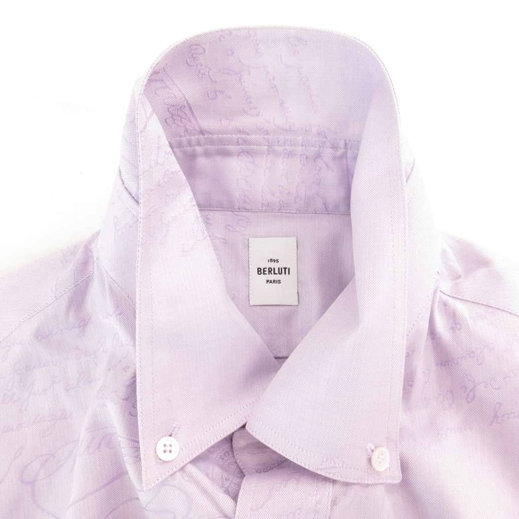 ベルルッティ Berluti コットン スクリット アレッサンドロ シャツ