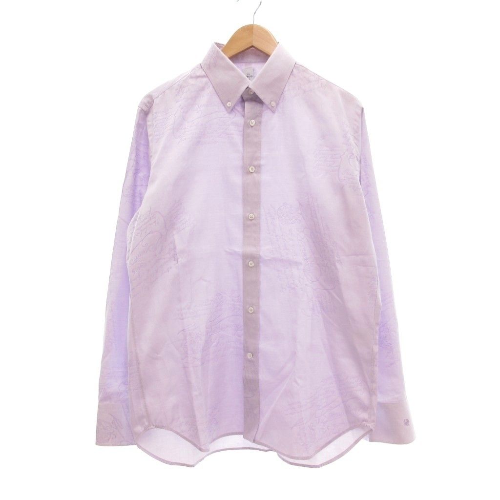 ベルルッティ Berluti コットン スクリット アレッサンドロ シャツ