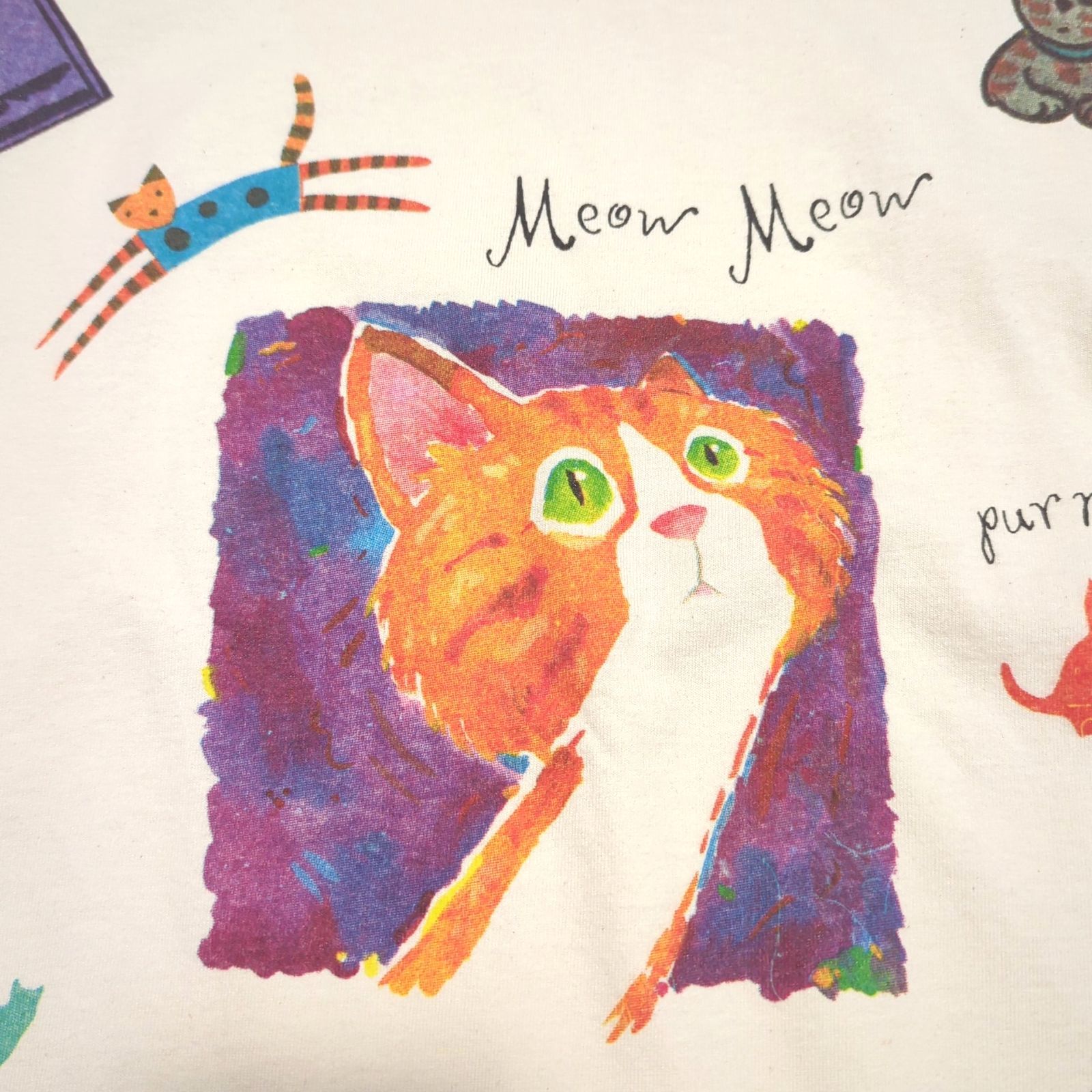 rel e vant products ねこ 猫 アニマル 動物 イラスト アート 90s USA