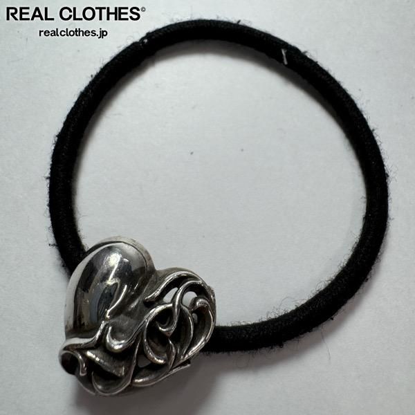 CHROME HEARTS クロムハーツ HAIRBAND2 SML HEART ハート ヘア バンド ゴム コンチョ