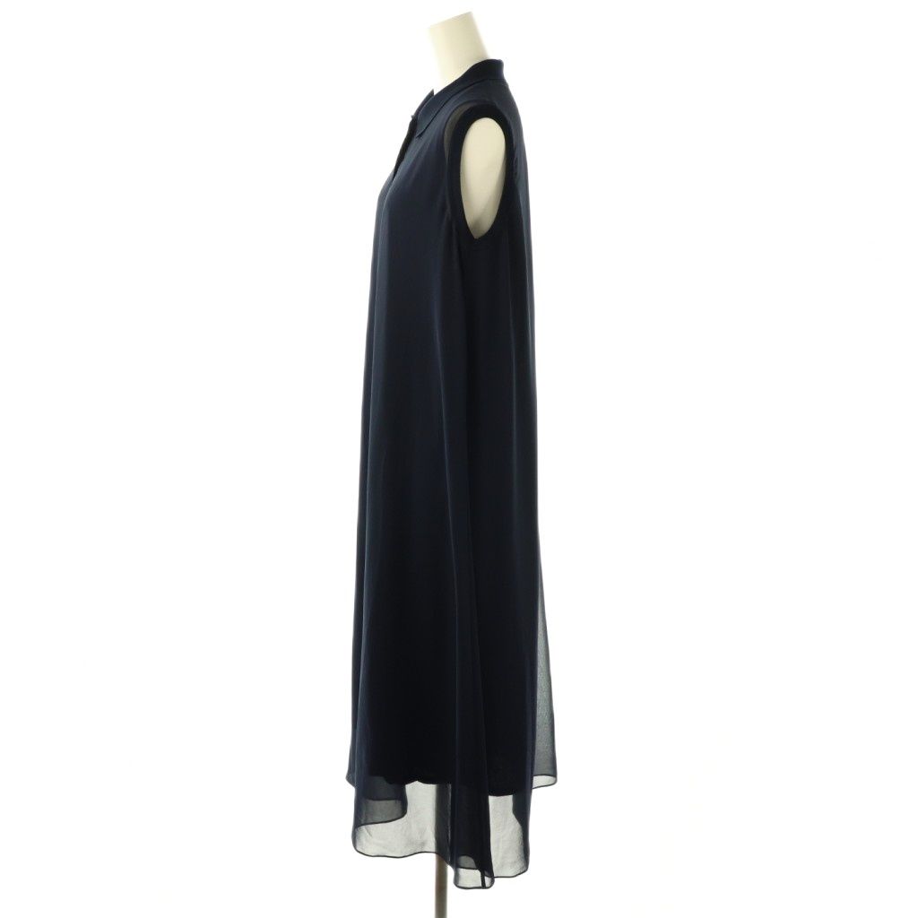 アナイ ANAYI 25SS シフォンコンビ配色カラー ワンピース ロング 38