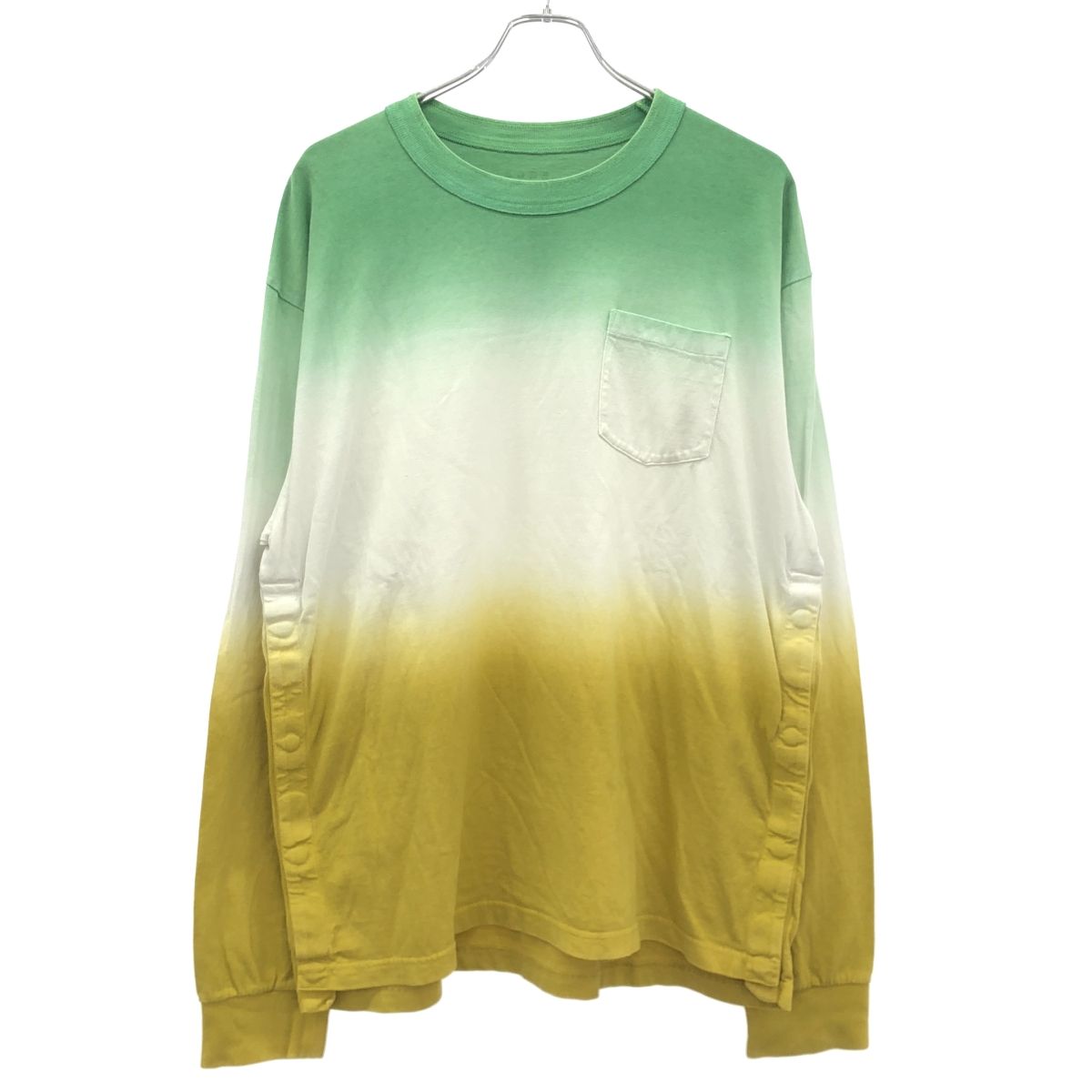 sacai サカイ グラデーションロングスリーブTシャツ 22-02873M 