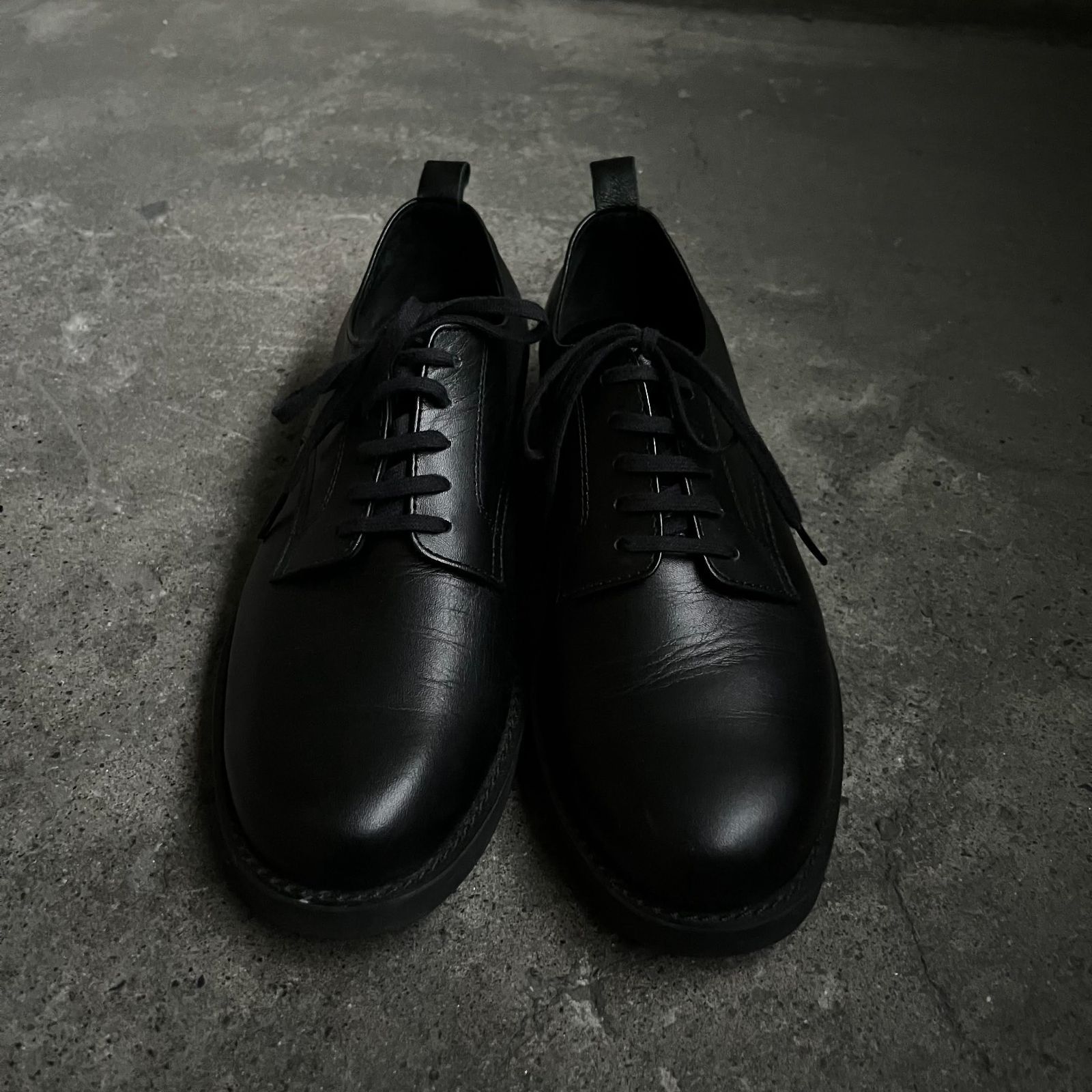 COMME des GARCONS プレーントゥレザーシューズ 23cm コムデギャルソン