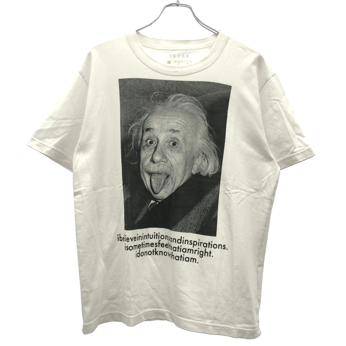 sacai サカイ 20AW Einstein T-Shirt アインシュタインTシャツ 20 