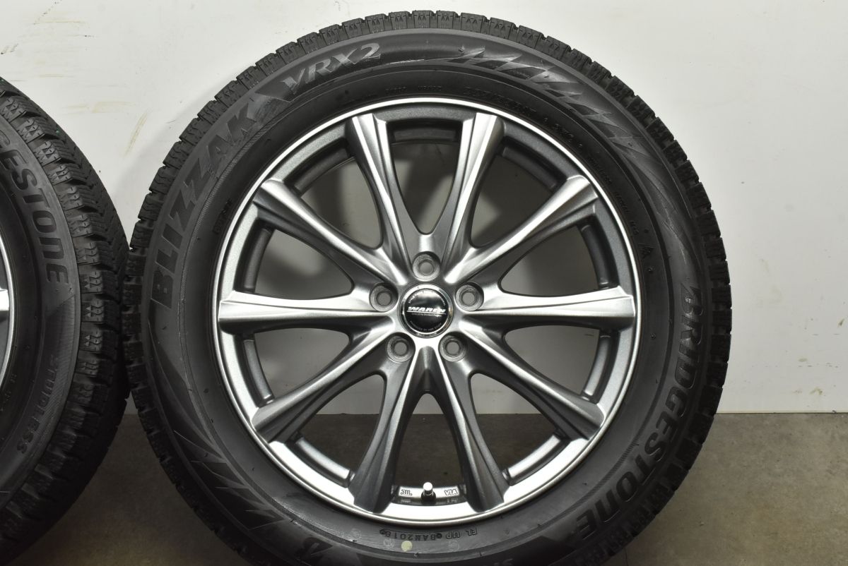  交換用に WAREN 17 in 7 J 50 PCD 100 ブリヂストン ブリザック VRX 2 225 55 R スバル GP系 XV SH フォレスター レガシィアウトバック 17インチ タイヤ ホイールセット