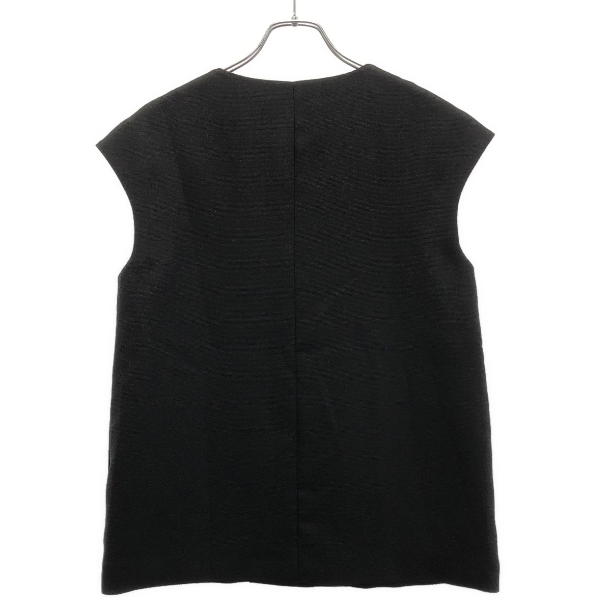 M fil エムフィル 23SS バスケットリネーラノースリーブジャケット 231-19049 ブラック 38