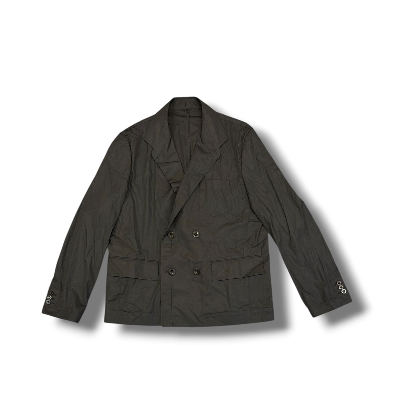 sacai 25SS コットンポプリンジャケット ダブルブレストジャケット