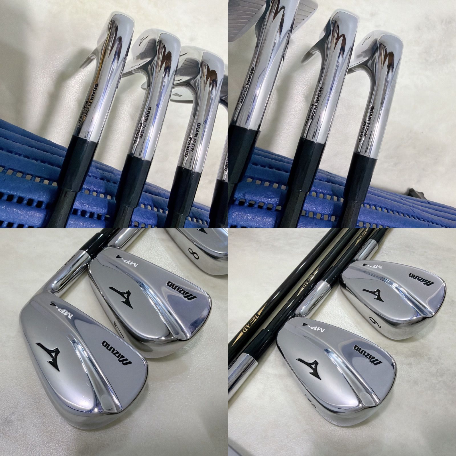 激レア 名器 MIZUNO ミズノ MP-4 マッスルバック MB アイアン4本セット