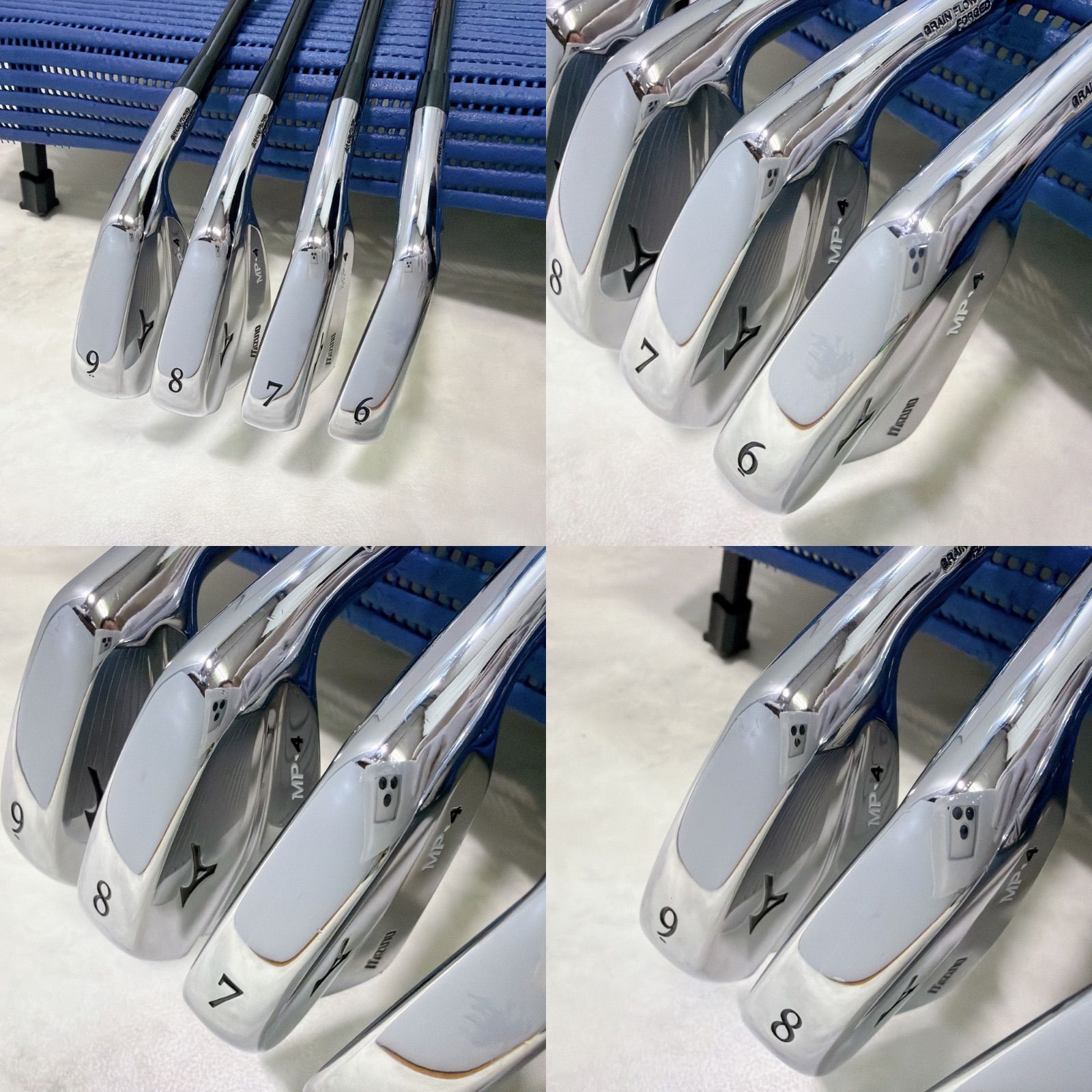 激レア 名器 MIZUNO ミズノ MP-4 マッスルバック MB アイアン4本セット