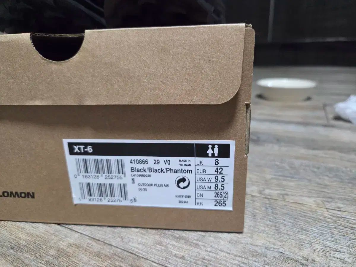  SALOMON サロモン XT 6 ブラック 26 5 cm ハンモック小物 テーブルクロス 登山靴 トレッキングシューズ アウトドアシューズ