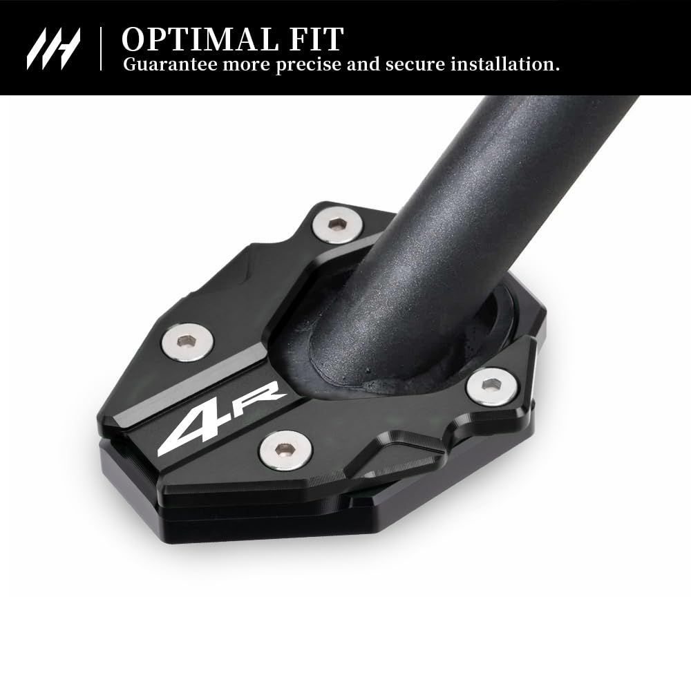 在庫処分】zx-4rr ninja 駐車安定パッド キックスタンドプレート zx-4r