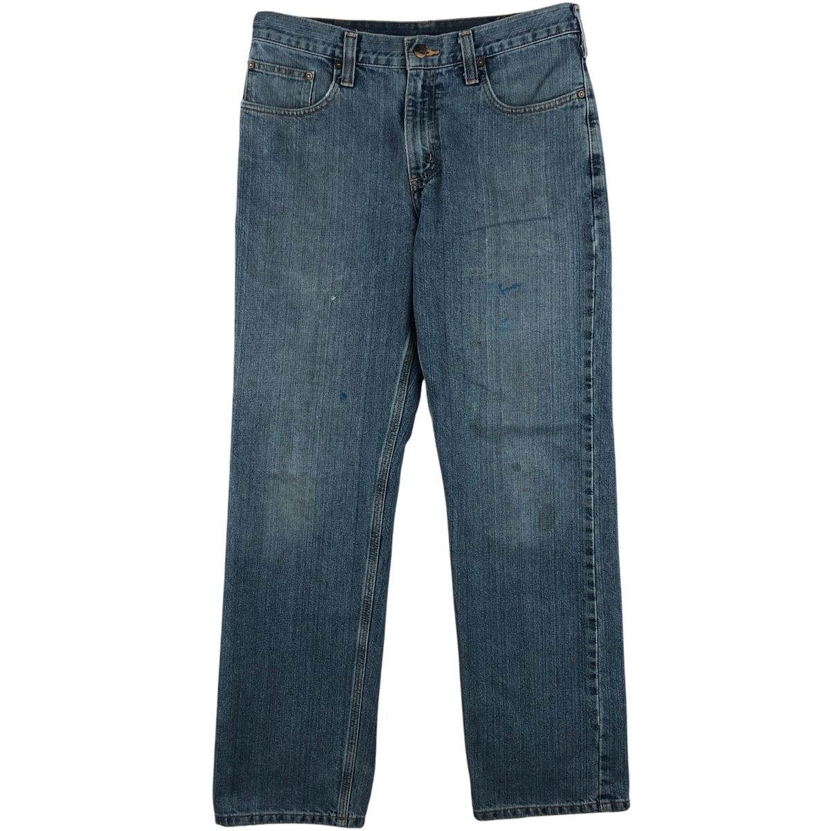 古着 カーハート Carhartt ストレートデニムパンツ メンズw 33相当 eaa 595762