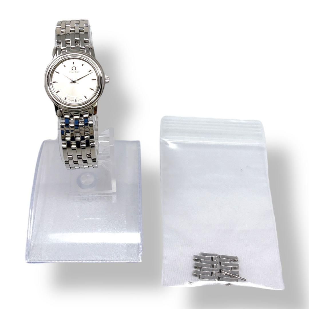 オメガ デビル プレステージ シルバー レディース 腕時計 ブランド 稼働