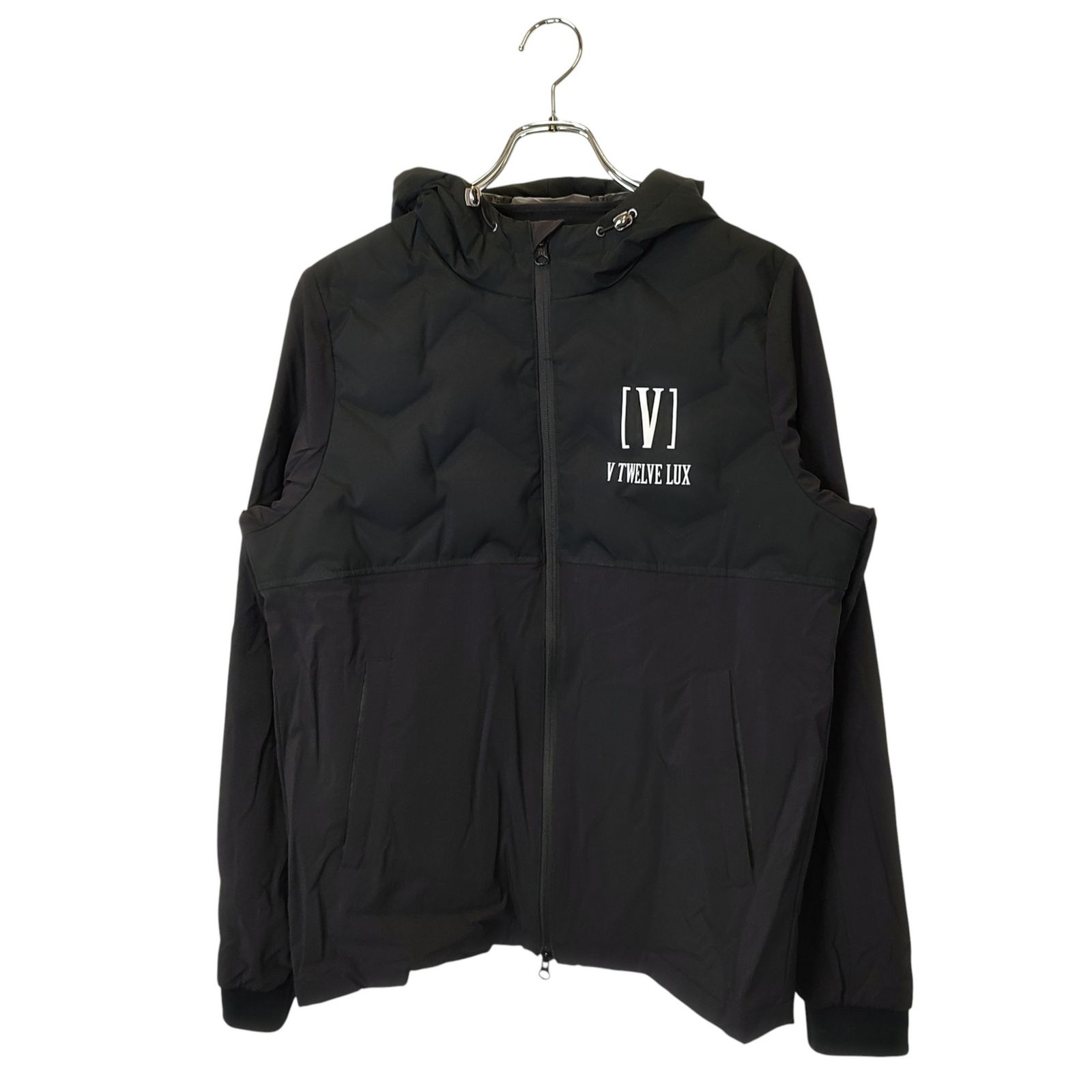V 12 ブイトゥエルブ ゴルフ 22 AW LX HYBRID DOWN JKT ハイブリット ダウンジャケット VLX 2220-JK 04 L ブラック メンズ
