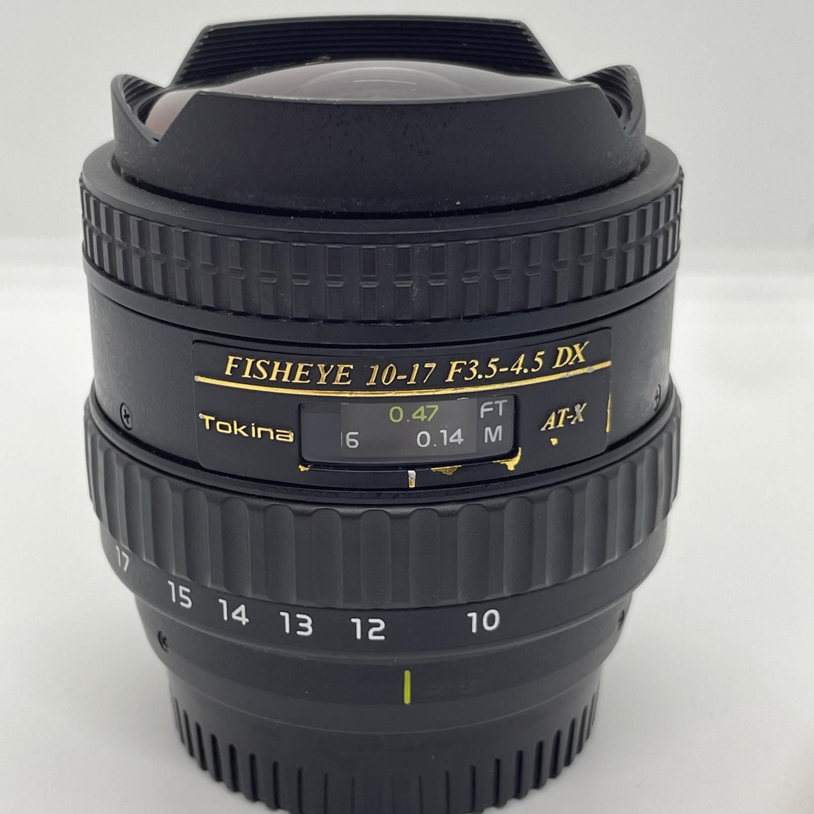 Tokina AT-X 107 DX Fish Eye 10-17mm F3.5-4.5 (ﾆｺﾝ用) 動作確認