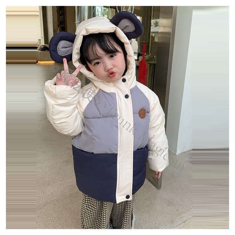 キッズ 女の子 男の子 中綿ジャケット 中綿コート 子供服 中綿 フード付き ジャケット 防寒 アウター 通販 冬 韓国子供服 コート 冬用