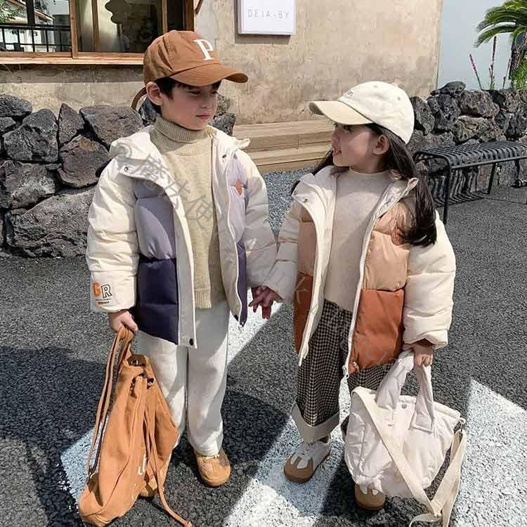 キッズ 女の子 男の子 中綿ジャケット 中綿コート 子供服 中綿 フード付き ジャケット 防寒 アウター 通販 冬 韓国子供服 コート 冬用