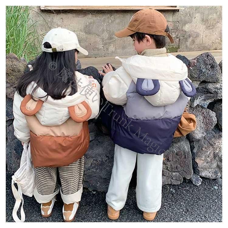 キッズ 女の子 男の子 中綿ジャケット 中綿コート 子供服 中綿 フード付き ジャケット 防寒 アウター 通販 冬 韓国子供服 コート 冬用