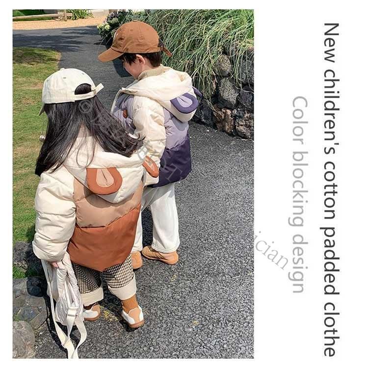 キッズ 女の子 男の子 中綿ジャケット 中綿コート 子供服 中綿 フード付き ジャケット 防寒 アウター 通販 冬 韓国子供服 コート 冬用