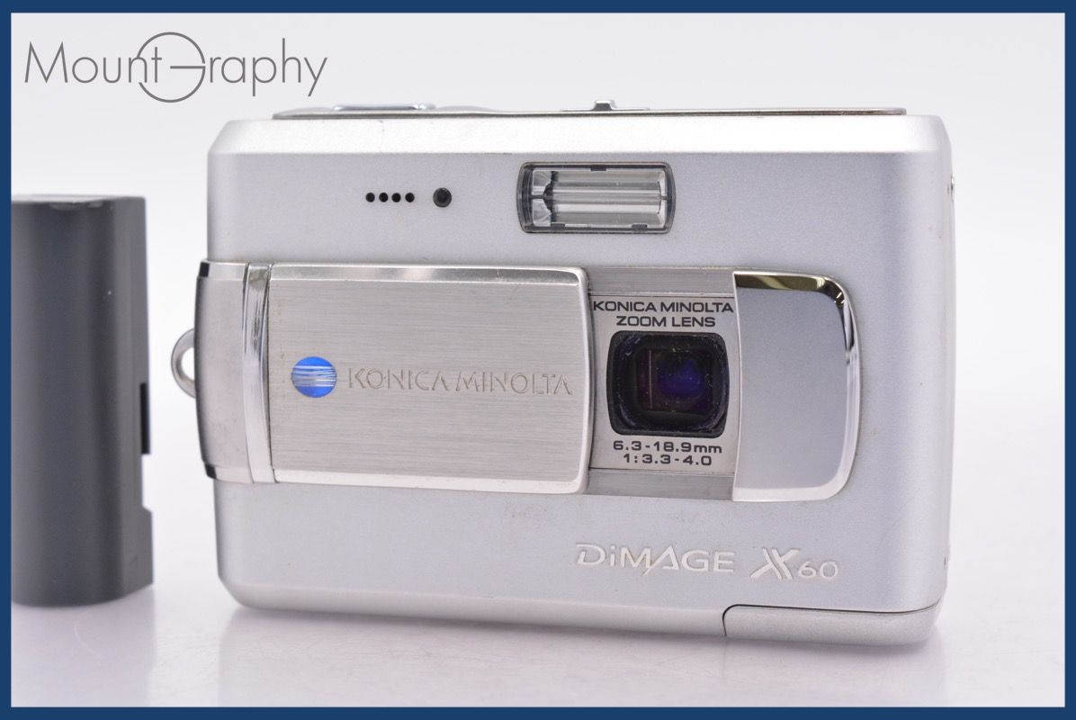 コニカミノルタ KONICAMINOLTA DiMAGE X60 バッテリー付属 ☆完動☆同 