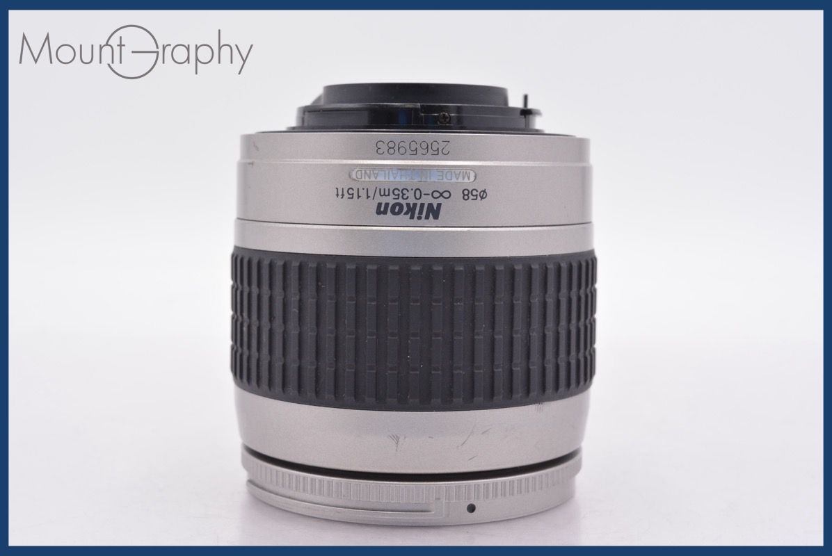 ニコン Nikon AF NIKKOR 28-80mm F3.3-5.6 G 前後キャップ-レンズフィルター付 完動 同梱可 am1309