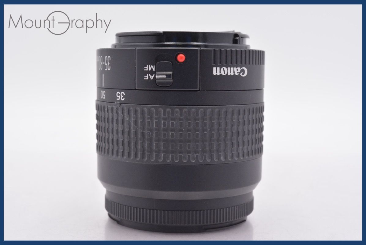 上 キヤノン Canon EF 35-80mm F4-5.6 III 前後キャップ-レンズフィルター付 完動 同梱可 am1310