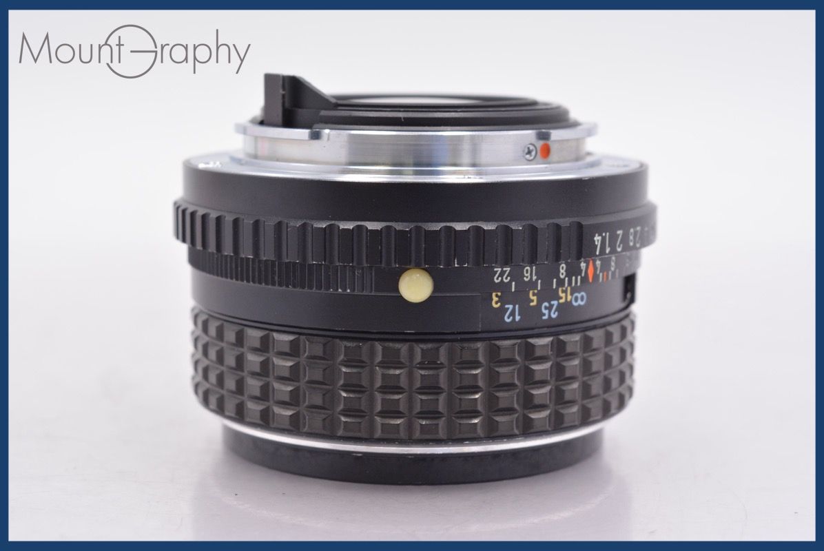 ペンタックス PENTAX SMC PENTAX-M 50mm F1.4 前後キャップ-レンズフィルター付 完動 同梱可 am1321