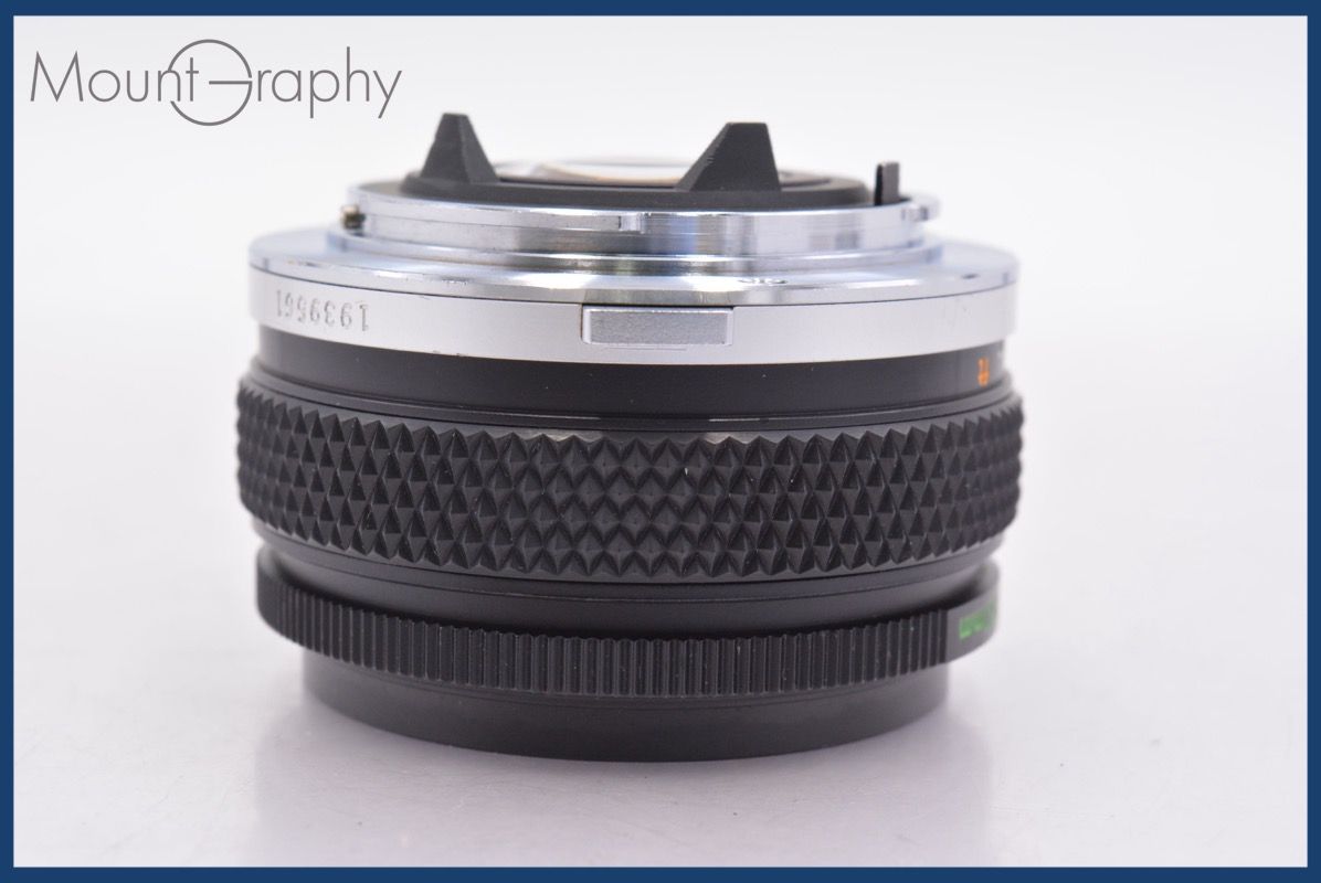 オリンパス OLYMPUS OM-SYSTEM ZUIKO MC AUTO-S 50mm F1.8 前後キャップ-レンズフィルター付 完動 同梱可 am1324