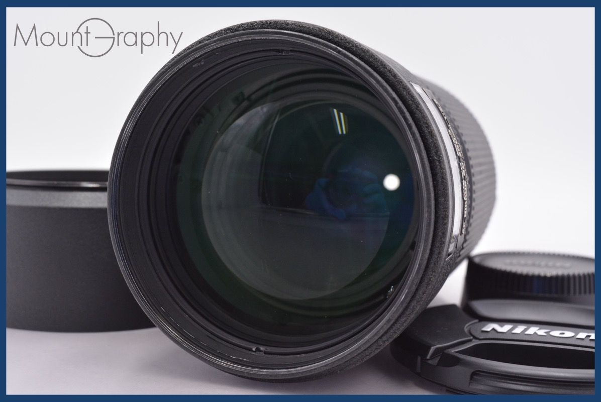 ニコン Nikon AF NIKKOR ED 80-200mm F2.8 前後キャップ レンズフード付 完動 同梱可 am1327