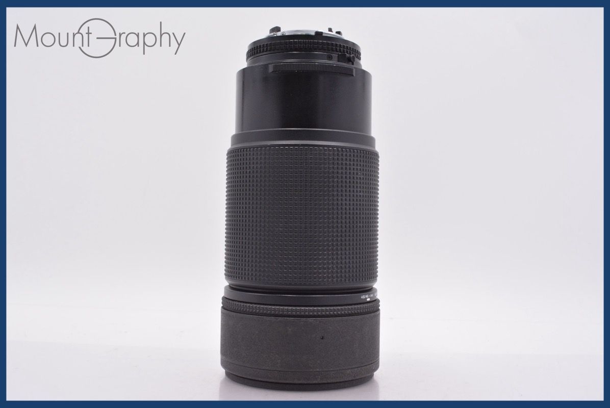 ニコン Nikon AF NIKKOR ED 80-200mm F2.8 前後キャップ レンズフード付 完動 同梱可 am1327 ANARI_COM_TR