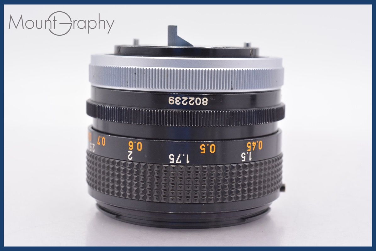 キヤノン Canon FD 50mm F1.4 S.S.C. 後キャップ-レンズフィルター付 完動 同梱可 am1336