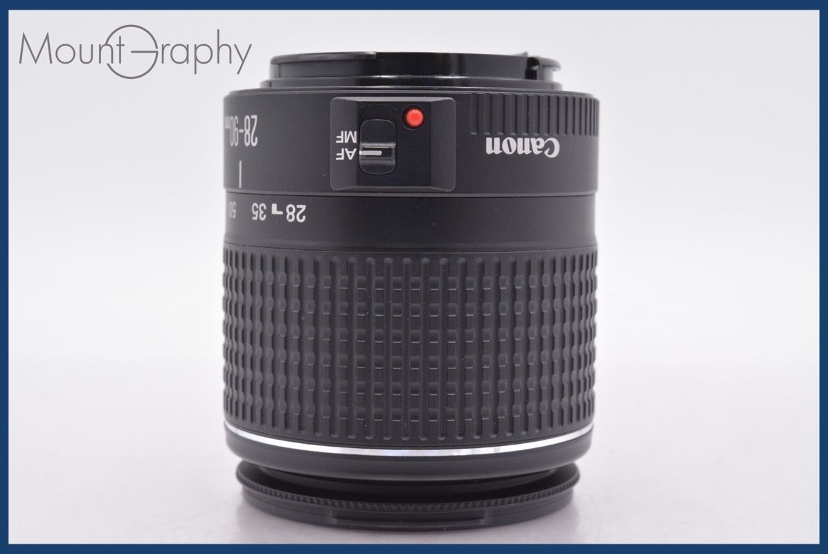 上 キヤノン Canon EF 28-90mm F4-5.6 USM 前後キャップ-レンズフィルター付 完動 同梱可 am1344