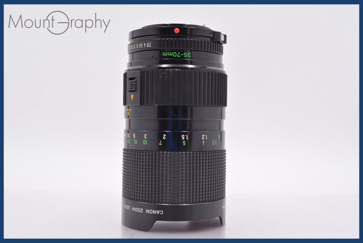 キヤノン Canon NEW FD 35-70mm F2.8-3.5 後キャップ-レンズフィルター付 完動 同梱可 am1347