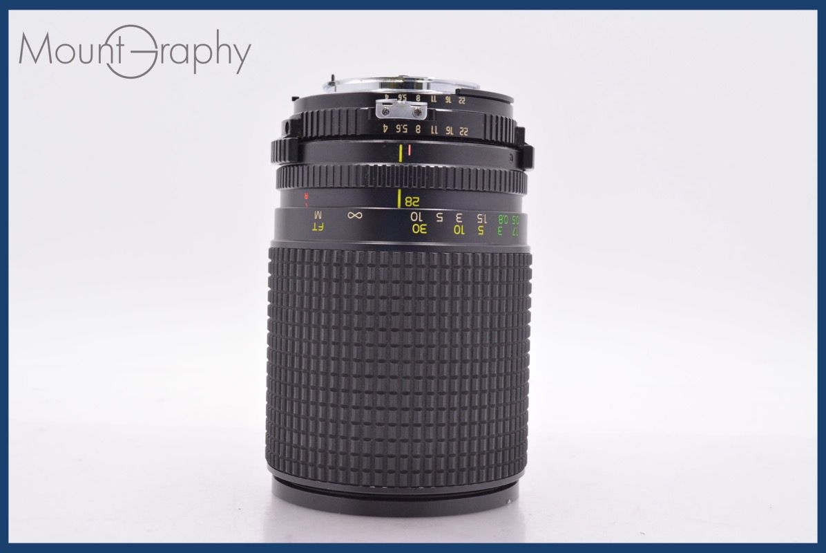 トキナ Tokina AT-X 28-135mm F4-4.6 前後キャップ付 ニコンF用 MF 完動 同梱可 am1359