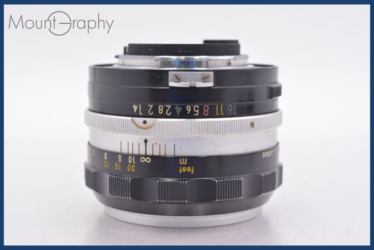 ニコン Nikon AF NIKKOR-S Auto 50mm F1.4 非Ai 前後キャップ-レンズフィルター付 完動 同梱可 am1363