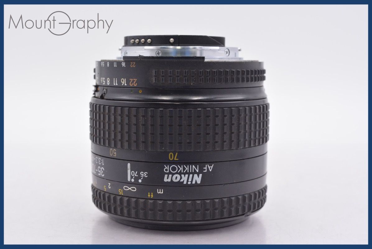 ☆実用美品☆ ニコン Nikon AF NIKKOR 35-70mm F3.3-4.5 前後キャップ